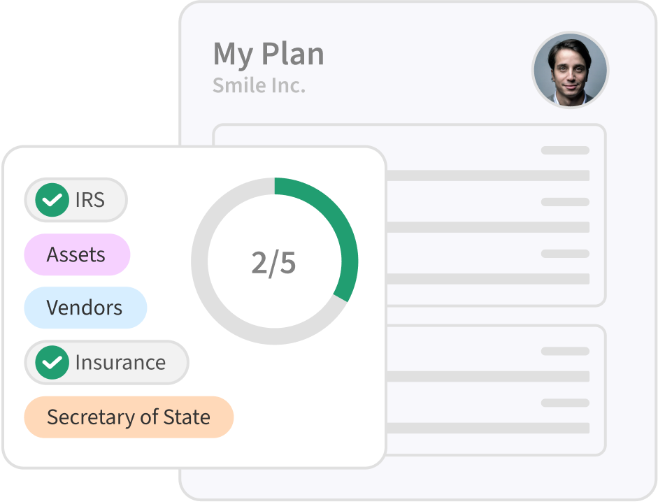 an image of a profile of a website with illustrative fields